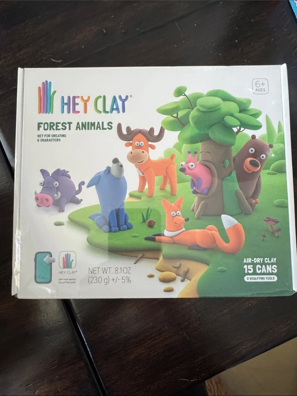 Forest Animals Air-Dry Clay Set - Multicolor